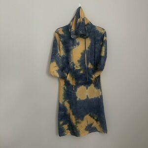 Tie-Dye Hooded Dress